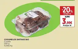 El Corte Inglés Cogumelos shitake bio promoção