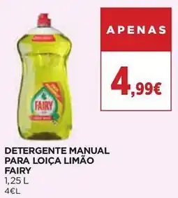 El Corte Inglés detergente manual para loiça limão fairy promoção