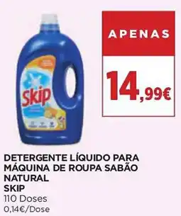 El Corte Inglés detergente líquido para máquina de roupa sabão natural skip promoção