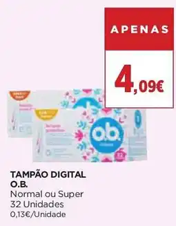 El Corte Inglés Tampão digital o.b. promoção