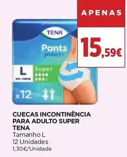 El Corte Inglés Cuecas incontinência para adulto super tena promoção