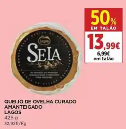 El Corte Inglés Queijo de ovelha curado amanteigado lagos promoção