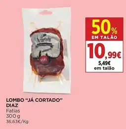 El Corte Inglés Lombo já cortado diaz promoção