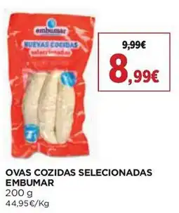 El Corte Inglés ovas cozidas selecionadas embumar promoção