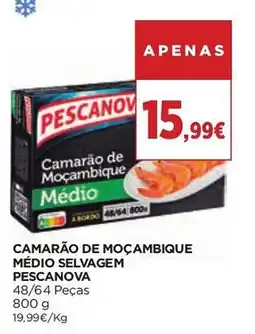 El Corte Inglés Camarão de moçambique médio selvagem pescanova promoção