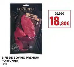 El Corte Inglés Bife de bovino premium fortunna promoção