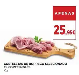 El Corte Inglés Costeletas de borrego selecionado el corte inglés promoção