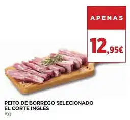 El Corte Inglés Peito de borrego selecionado el corte inglés promoção