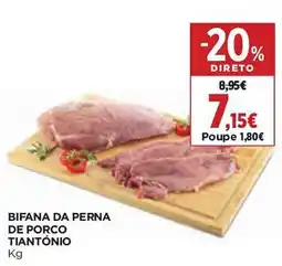 El Corte Inglés Bifana da perna de porco tiantônio promoção