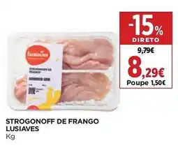El Corte Inglés Stroganoff de frango lusíaves promoção