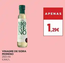 El Corte Inglés vinagre de sidra moreno promoção