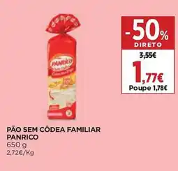 El Corte Inglés Pão sem côdea familiar panrico promoção