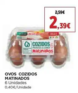 El Corte Inglés ovos cozidos matinados promoção