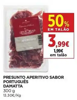 El Corte Inglés Presunto aperitivo sabor damatta promoção