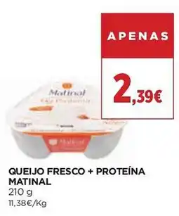 El Corte Inglés Queijo fresco + proteína matinal promoção