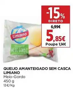 El Corte Inglés queijo amanteigado sem casca limiano promoção