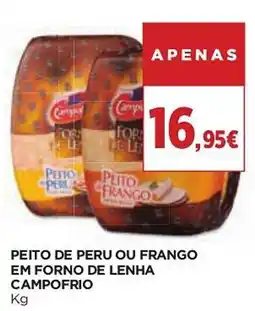El Corte Inglés Peito de peru ou frango em forno de lenha campo frío promoção