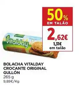 El Corte Inglés Bolacha vitalday crocante original gullón promoção