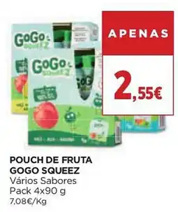 El Corte Inglés Pouch de fruta gogo squeeze promoção