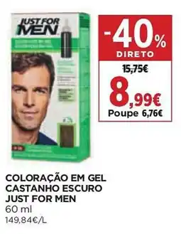 El Corte Inglés Coloração em gel castanho escuro just for men promoção