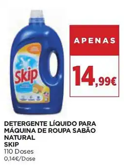 El Corte Inglés Detergente líquido para máquina de roupa sabão natural skip promoção