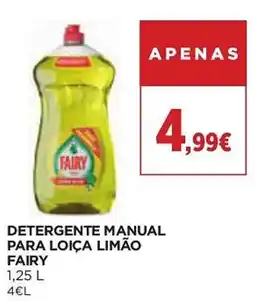 El Corte Inglés detergente manual para loiça limão fairy promoção