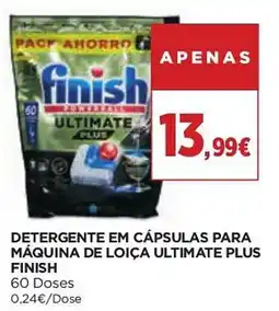 El Corte Inglés Detergente em cápsulas para máquina de loiça ultimate plus finish promoção