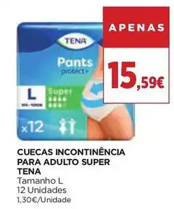 El Corte Inglés Cuecas incontinência para adulto super tena promoção