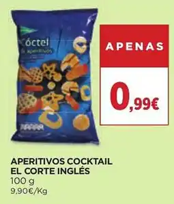 El Corte Inglés Aperitivos cocktail el corte inglés promoção