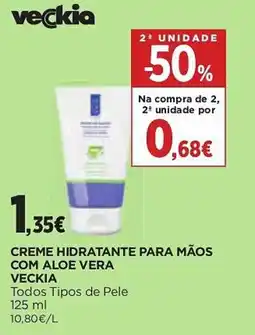 El Corte Inglés Creme hidratante para mãos com aloe vera veckia promoção