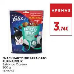 El Corte Inglés Snack party mix para gato purina felix promoção