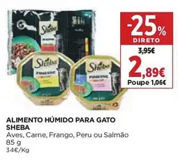 El Corte Inglés Alimento húmido para gato sheba promoção