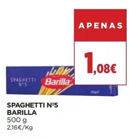El Corte Inglés Spaghetti n°5 barilla promoção