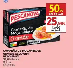 El Corte Inglés Camarão de moçambique grande pescanova promoção