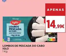 El Corte Inglés Lombos de pescada do cabo iglo promoção