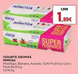 El Corte Inglés Iogurte aromas mimosa promoção