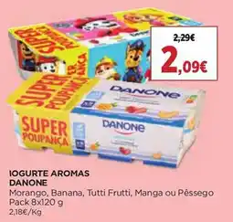 El Corte Inglés Iogurte aromas danone promoção