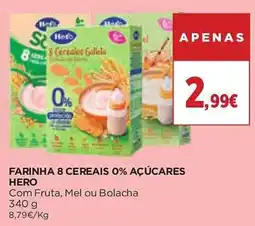 El Corte Inglés Farinha 8 cereais 0% açúcares hero promoção
