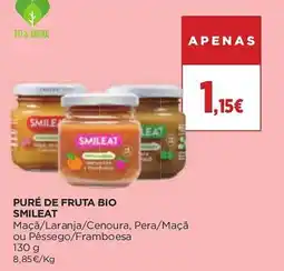 El Corte Inglés puré de fruta bio smileat promoção