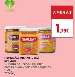El Corte Inglés Refeição infantil bio smileat promoção