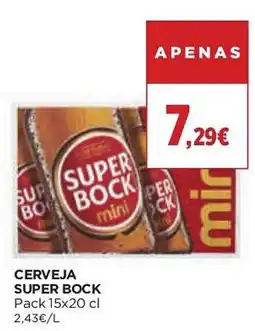 El Corte Inglés Cerveja super bock mini promoção