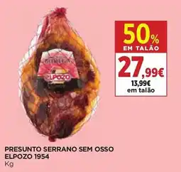 El Corte Inglés Presunto serrano sem osso elpozo 1954 promoção