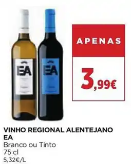 El Corte Inglés Vinho regional alentejano ea promoção