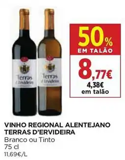 El Corte Inglés Vinho regional alentejano terras d'ervideira promoção