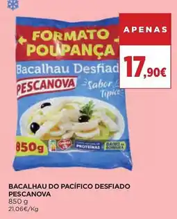 El Corte Inglés Bacalhau do pacífico desfiado pescanova promoção