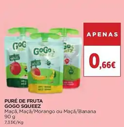 El Corte Inglés Puré de fruta gogo squeez promoção