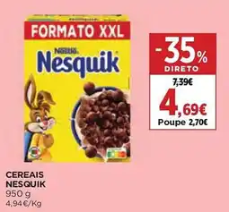 El Corte Inglés Cereais nesquik promoção