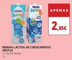 El Corte Inglés Bebida láctea de crescimento Nestlé promoção