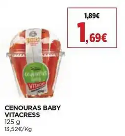 El Corte Inglés cenouras baby vitacress promoção