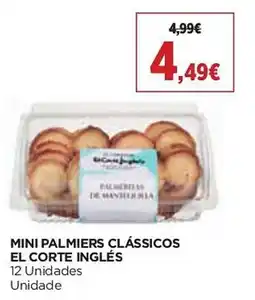 El Corte Inglés mini palmiers clássicos el corte inglés promoção